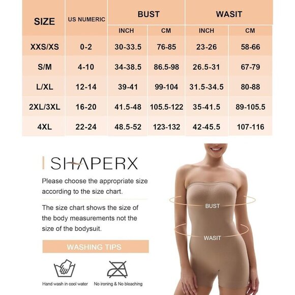 Control Shapewear Seamless Removable Sculpt Body Strapless Bodysuit for Women - Picture 3 of 7